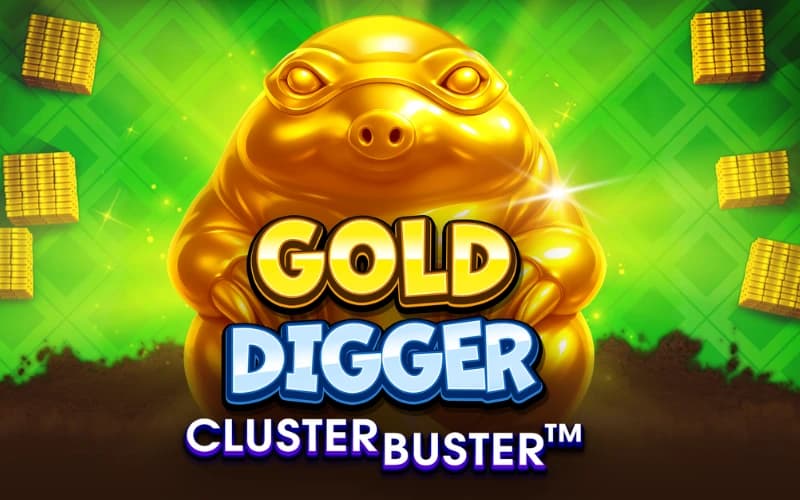 Gold Digger Clusterbuster slot game